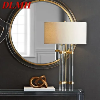 Настольная лампа DLMH Crystal Современная светодиодная роскошная креативная настольная лампа, декоративная для домашней столовой 5