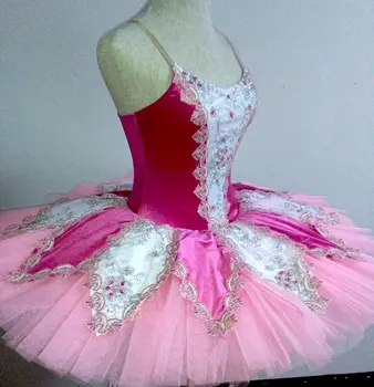 Новая балетная юбка, профессиональные классические костюмы-пачки для блинов 13
