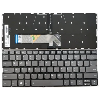 Новая клавиатура для ноутбука Lenovo ThinkBook 13s-IWL 13s-IML 14s-IML 14s-IWL 14-IML 14-IIL Темно-серая С подсветкой 10