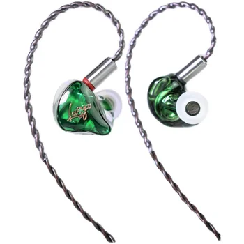 Новая трехцветная гарнитура lasya carbon nano-dynamic in-ear HIFI headset R5ii, опция 14
