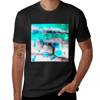 Новая футболка Drip Drop, топы больших размеров, пустые футболки, спортивная рубашка, мужские хлопковые футболки с аниме 15