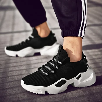Новейшие стильные мужские кроссовки Four Seasons 2020 года, высококачественные белые кроссовки на шнуровке, легкая дышащая обувь для ходьбы 17