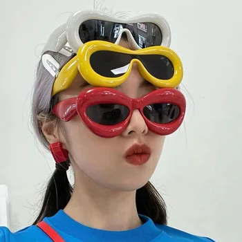 Новые многоцветные забавные солнцезащитные очки bubble для мужчин и женщин, очки для вечеринки, очки в подарок детям на день рождения 14