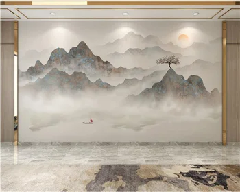 Новые обои Милофи с китайским пейзажем, фоновые обои для телевизора, настенная роспись из фильма, обои для гостиной, обои для дивана