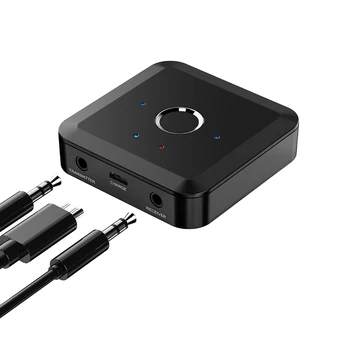 НОВЫЙ Q-CC3040 5.2 Bluetooth-Совместимый передатчик Поддерживает APT Bluetooth-совместимый 5.2 Беспроводной аудиоприемник RX TX 3,5 ММ 2