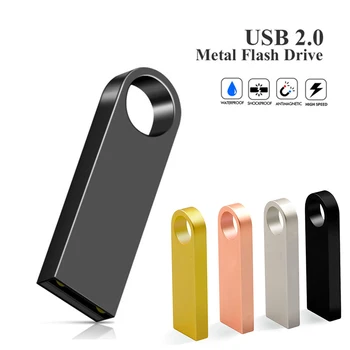 Новый водонепроницаемый флэш-накопитель Super USB 32 ГБ 64 ГБ флеш-накопитель 128 ГБ флэш-металлическая карта памяти cel usb 9