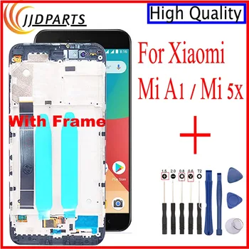 Новый Для Xiaomi Mi A1 ЖК-дисплей Сенсорный Экран с Рамкой Замена Для Xiaomi Mi 5x mi5x ЖК-экран MiA1 Lcd Acreen 12