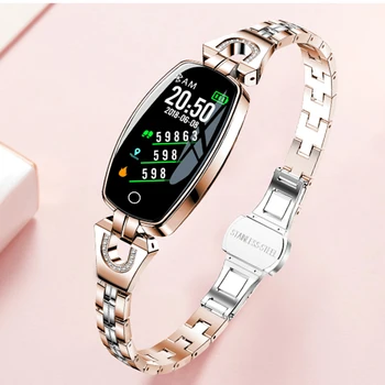Новый женский смарт-браслет DFLABS, женский спортивный браслет, пульсометр, монитор артериального давления, умные часы для Iphone android IOS