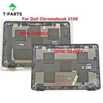 Новый Оригинальный 034YFY 0J08G3 Черный Для ноутбука Dell Chromebook 3100 Верхняя Крышка корпуса Задняя Крышка ЖК-дисплея Задняя Крышка Крышка с Логотипом Антенны 14
