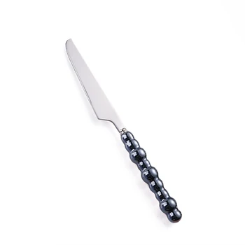 Обеденный нож, перламутровый нож из нержавеющей стали, керамическая ручка, посуда, бытовое применение