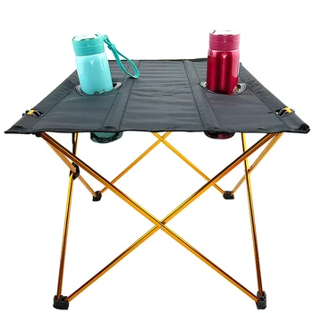 Облегченный уличный сверхлегкий походный складной обеденный стол из ткани Оксфорд Портативный прочный походный стол для пикника