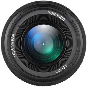 Объектив YONGNUO YN35mm F2/F2N 1:2 AF/MF Широкоугольный Объектив с фиксированным основным Автофокусом для Цифровых зеркальных камер Nikon Canon EF Mount EOS 60D 5DII