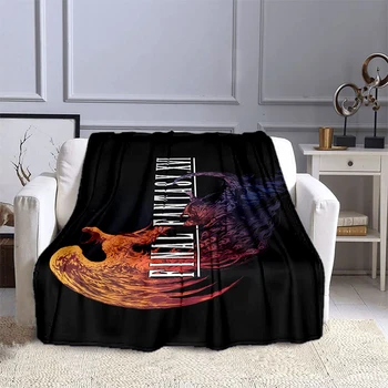 Одеяло из мультфильма Final Fantasy, детское одеяло, высококачественное фланелевое одеяло, Мягкое и удобное одеяло для дома и путешествий.