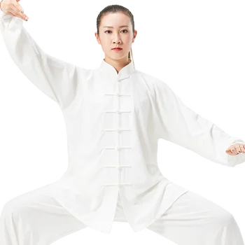 Один комплект Традиционной китайской одежды для тайцзицюань, Тренировочный костюм для боевых искусств, женская одежда для занятий ушу, форма для занятий кунг-фу