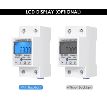 Однофазный счетчик энергии переменного тока 230 В без подсветки DDS662 3