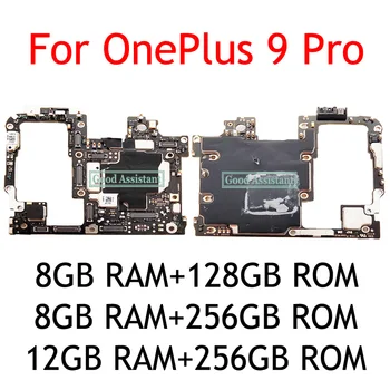 Оригинальная тестовая разблокированная основная плата Материнская плата с микросхемами и гибким кабелем FPC для OnePlus 9 Pro 1 + 9pro 5