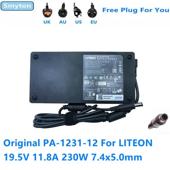 Оригинальное зарядное устройство с адаптером переменного тока для LITEON PA-1231-12 19.5 Блок питания ноутбука мощностью 230 Вт мощностью 11,8 В 7,4x5,0 мм 14