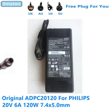 Оригинальный ADPC20120 Адаптер Переменного Тока Зарядное Устройство Для PHILIPS AOC 20V 6A 120W 349X7FJEW 272G5DYEB/93 241B7QU AG271QG Источник Питания Монитора 11