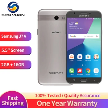 Оригинальный Samsung Galaxy J7 V J727 4G Мобильный Телефон 5,5 