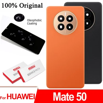 Оригинальный Задний Корпус Для Huawei Mate 50 Задняя Крышка Батарейного Отсека Стекло С Объективом Камеры Для Замены Задней крышки Mate50