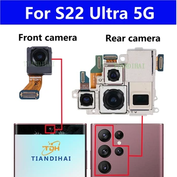 Оригинальный Модуль Управления Задней Фронтальной Камерой Для Samsung Galaxy S22 Ultra S22Ultra 5G S908B S908U S908N Гибкий Кабель Задней Основной Камеры