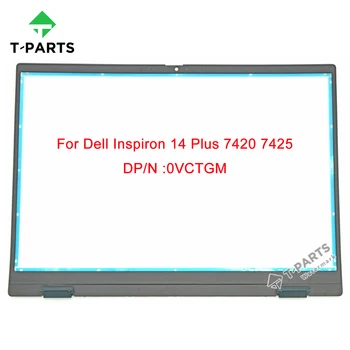 Оригинальный Новый 0VCTGM VCTGM Черный для Dell Inspiron 14 Plus 7420 7425 Крышка передней панели ЖК-дисплея 13