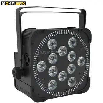 Освещение банок номиналом 12x18 Вт Аккумулятор высокой яркости Номинальный свет DMX Дистанционное управление приложением 6в1 Профессиональное освещение в помещении для сцен 6