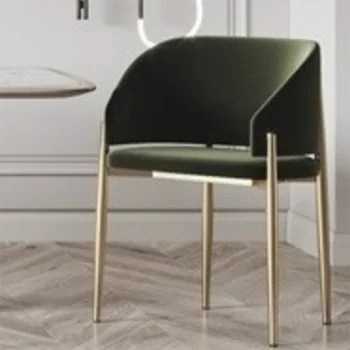 Офисные Мобильные обеденные стулья Скандинавского роскошного дизайна, обеденные стулья для современной гостиной, мебель для балкона 12