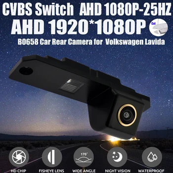 Парковочные права Поздний фонарь Парковочная камера заднего вида 1080P HD CCD FishEyes для Volkswagen Lavida Android AHD Система 10