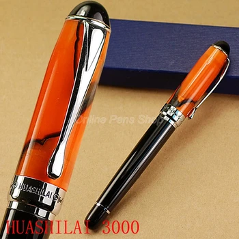 Перьевая ручка Jinhao с мраморным и металлическим дизайном со средним кончиком JF138