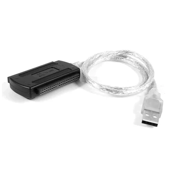 ПК с USB 2.0 на SATA IDE 40-контактный кабель-адаптер для жесткого диска 2.5 3.5 16