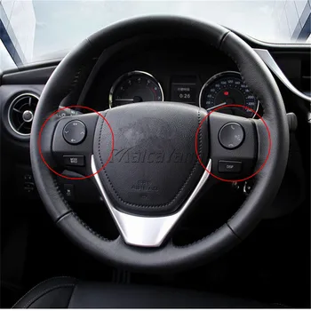 Пластиковая многофункциональная кнопка рулевого колеса с кабелями для Toyota RAV4 (2013-2016) и Corolla (2014-2017) 4