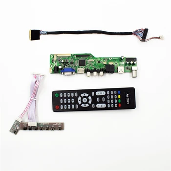 Плата контроллера ЖК-телевизора M6 с телевизором AV, VGA, Аудио, USB, HDMI-совместимый для 15,6-дюймовой ЖК-панели 1920X1080 B156HW03 V0 LP156WF1-TLB2 13