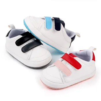 Повседневная детская обувь; Обувь для кроватки для новорожденных девочек; Милые кроссовки для прогулок из искусственной кожи на мягкой подошве; Обувь для первых прогулок для малышей; 9