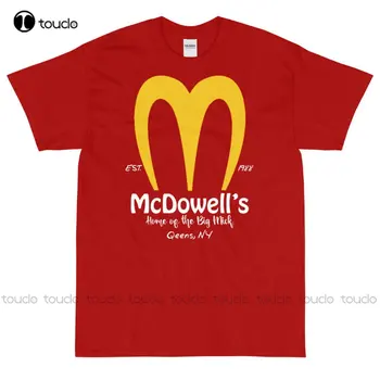 Помните, как приезжали в Америку, теперь доступна рубашка Mcdowells? Эта забавная рубашка - ностальгический фильм 80-х, рубашки на заказ в подарок Xs-5Xl