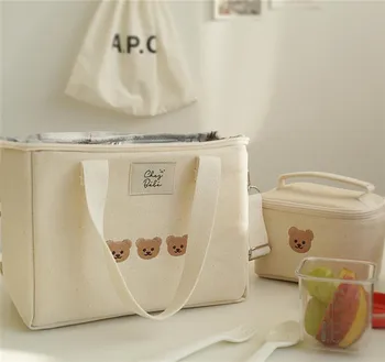 Портативная сумка для ланча, коробка для еды, прочный Водонепроницаемый Офисный холодильник, Ланчбокс, органайзер на плечевой ремень, чехол для еды, сумка для мамы и ребенка Lonchera