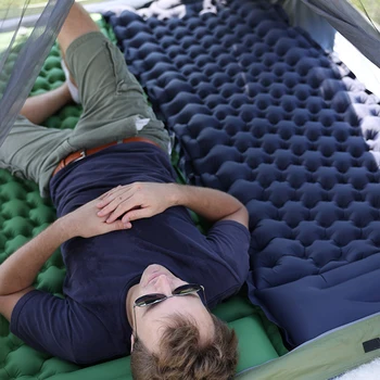 Портативный Надувной матрас для ног, Складная подушка для сна с воздушным наполнением для кемпинга 9