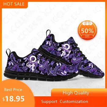 Принц Роджерс Нельсон Фиолетовый Дождь Спортивная обувь Мужская Женская Подростковая Детская Детские кроссовки Повседневная Высококачественная Парная обувь на заказ 14