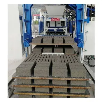 Продается самая продаваемая автоматическая блочная линия QT4-15 QT4-25 для производства бетонных пустотелых цементных кирпичей 15