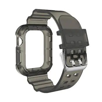 Прозрачный водонепроницаемый ремешок для часов, сменный ремешок для наручных часов, Носимые устройства, умные аксессуары для Apple Watch 1/2/3/4/5/6 / SE