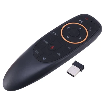 Пульт дистанционного управления G10 Voice Air Mouse, мини-беспроводное управление Android TV с частотой 2,4 ГГц и инфракрасный обучающий микрофон для компьютера ПК Android TV 6