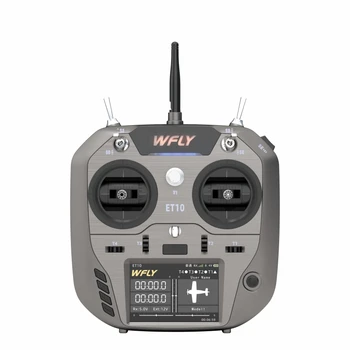 Радиоуправляемые самолеты пульт дистанционного управления WFLY ET10 10-канальный радиоуправляемый передатчик Поддержка нано- или микроинтерфейса CRSF ELRS Датчик Холла Карданы Опционально