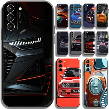 Роскошные Модные Спортивные Автомобили Speed Для Samsung Galaxy S22 S21 S20 Plus Ultra S21 S20 FE 5G Чехол Для Телефона Задняя Крышка Черный