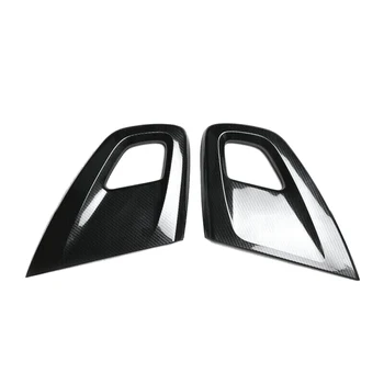 Ручка для подлокотника внутренней двери автомобиля из углеродного волокна, Защитная накладка для Hyundai Veloster 2011-2017 Аксессуары