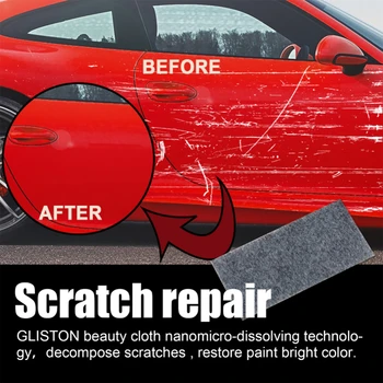 Салфетка против царапин Nano Sparkle для автомобиля Универсальная салфетка для мгновенной полировки металлических поверхностей Smart Car Surface Scratch Repair Remover
