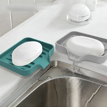 Самоотводящийся держатель для мыльницы, Силиконовая Кухонная раковина, Мыльница, губка, Подставка для мыла, подставка для мыла для посуды 2