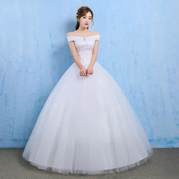 Свадебное платье 2023 Новое Свадебное платье для новобрачных в Корейском стиле с рисунком 