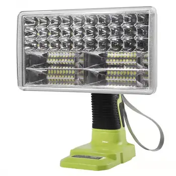 Светодиодная сигнализация, рабочие огни, Фонарик, электрический фонарь, прожектор, Автомобильная лампа для электроинструментов RYOBI 14,4 В 18 В, литий-никелевая батарея One + 2