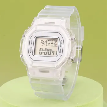 Светодиодные цифровые часы для мужчин и женщин, спортивные армейские силиконовые часы в стиле милитари, Электронные часы Hodinky Reloj Hombre 9