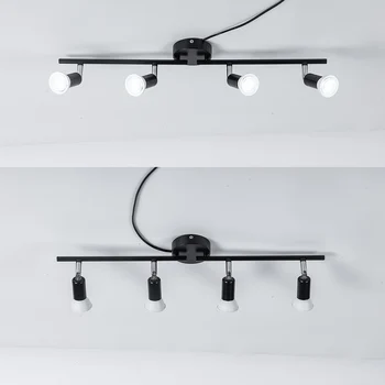 Светодиодный потолочный светильник с головкой 1/2/3/4 GU10 для выставочного зала, столовой, кухни, декоративного освещения 8